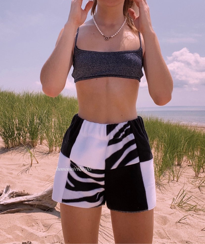 Diamond Zebra Reworked Shorts
