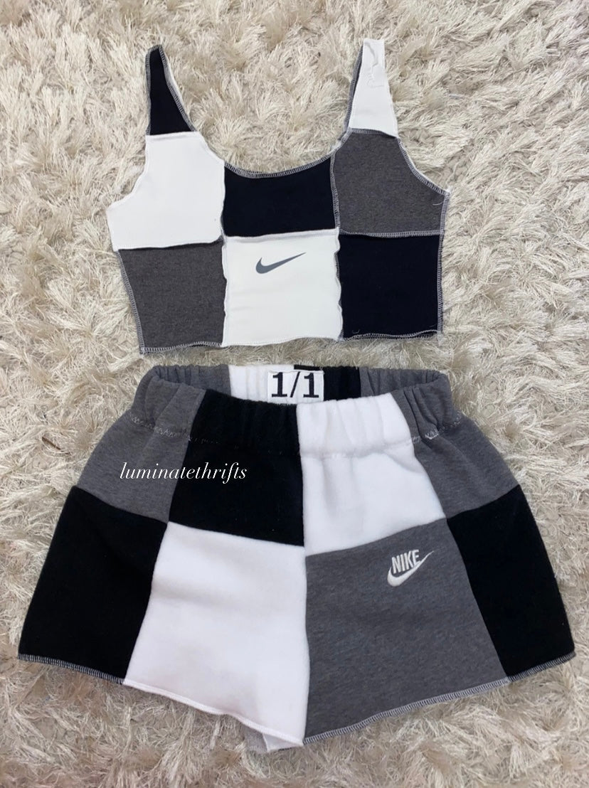(XS/S) Diamond Reworked Short Set
