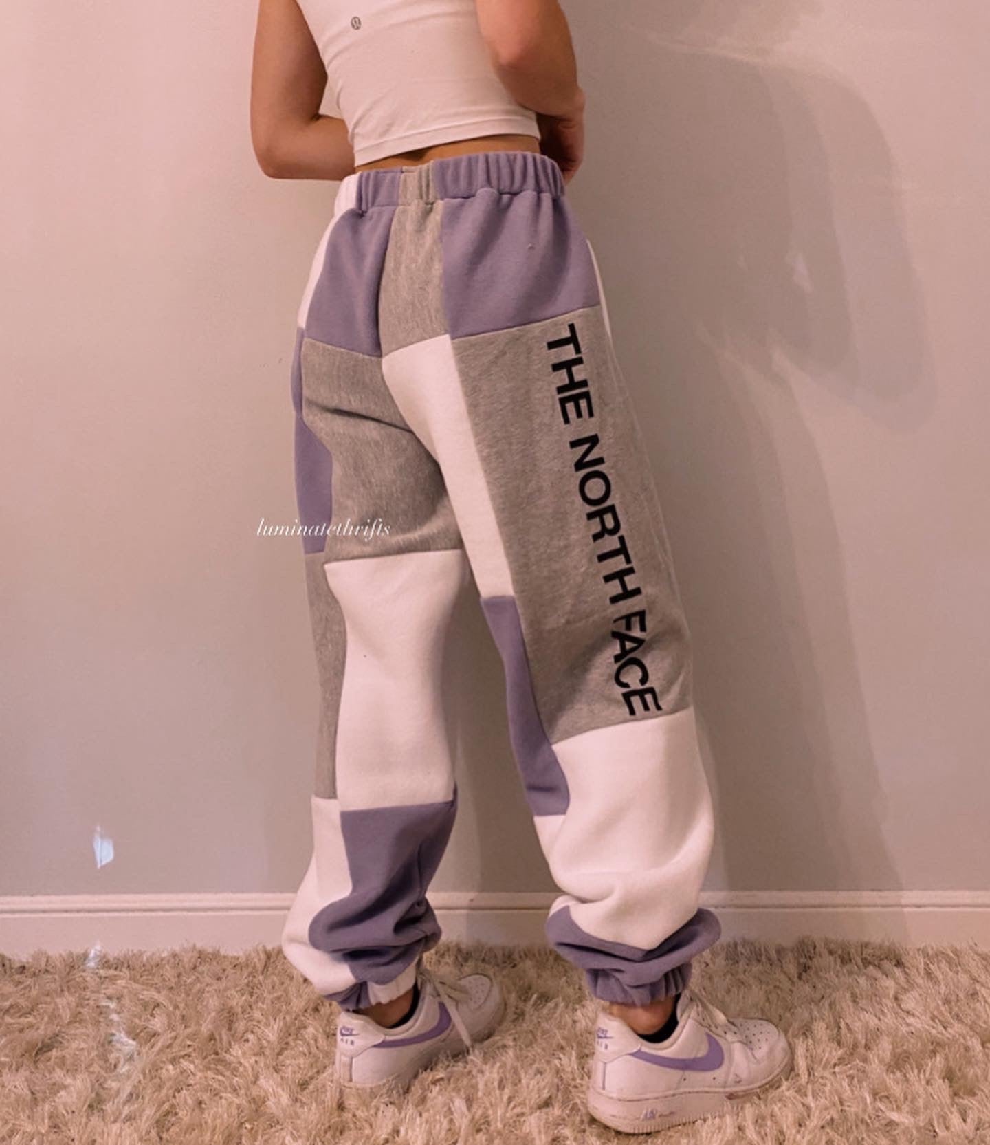 (M/L) Purple Cloud Reworked Joggers