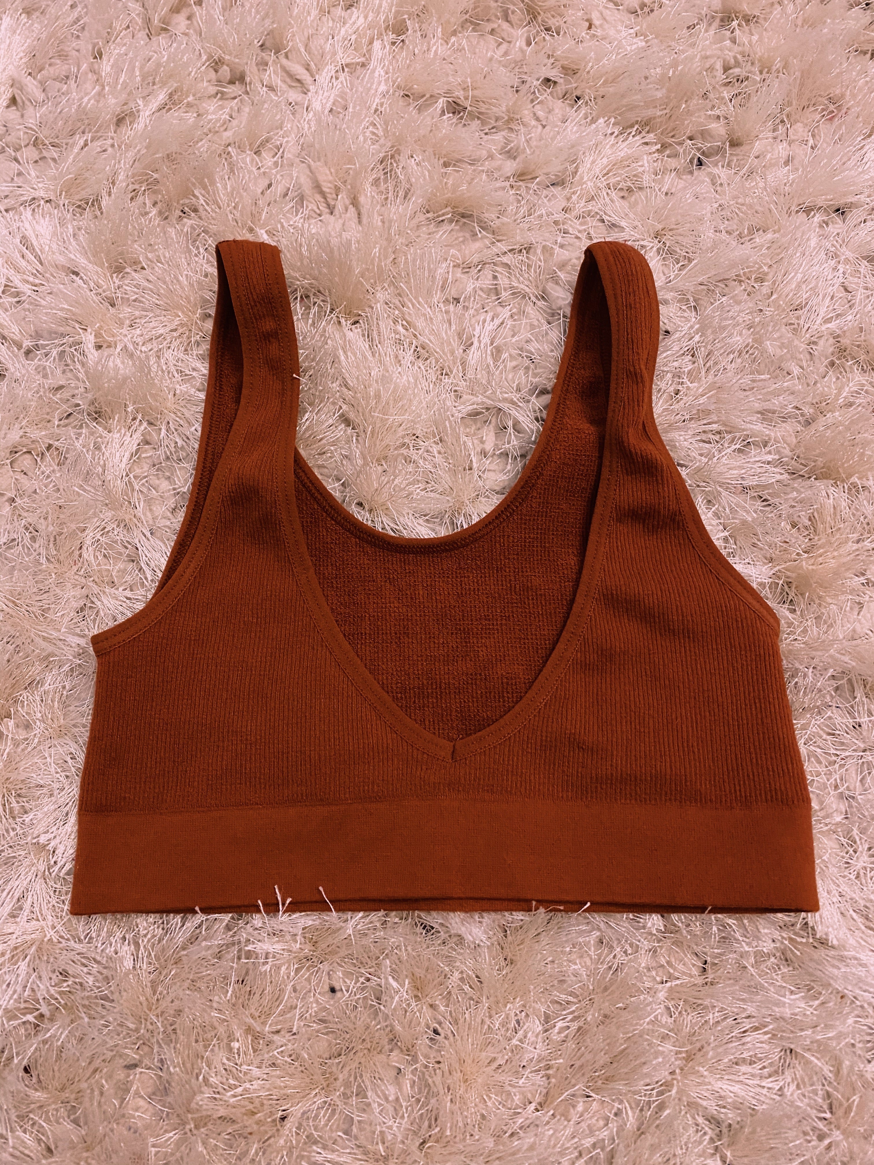 Rust Orange Urban Outfitters Bralette