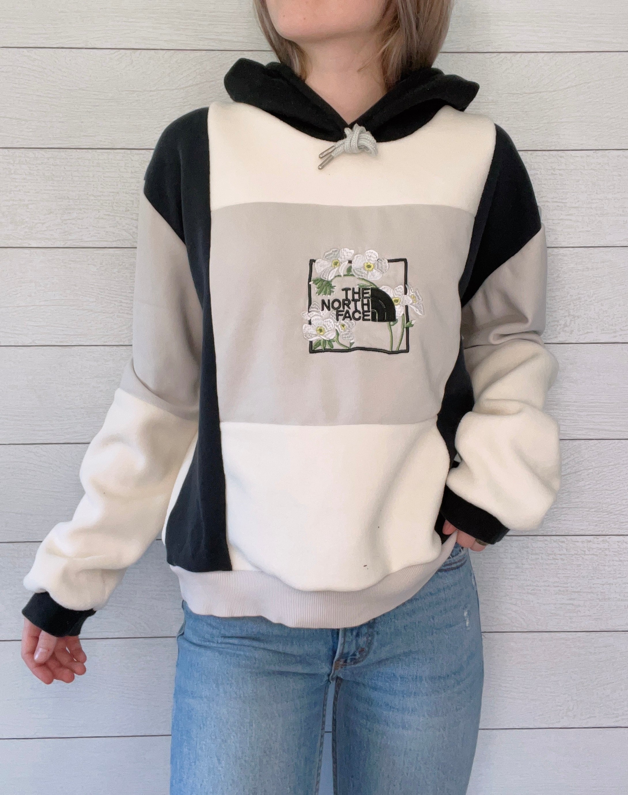 (L/XL) Diamond Floral 1/1 Hoodie