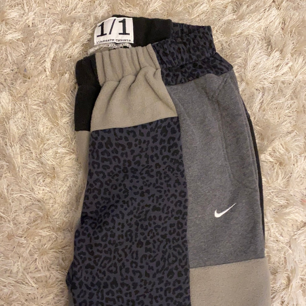 (XS/S) Diamond Leopard Reworked Joggers