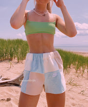 Load image into Gallery viewer, (XS/S) Light Sage Green Reworked Shorts
