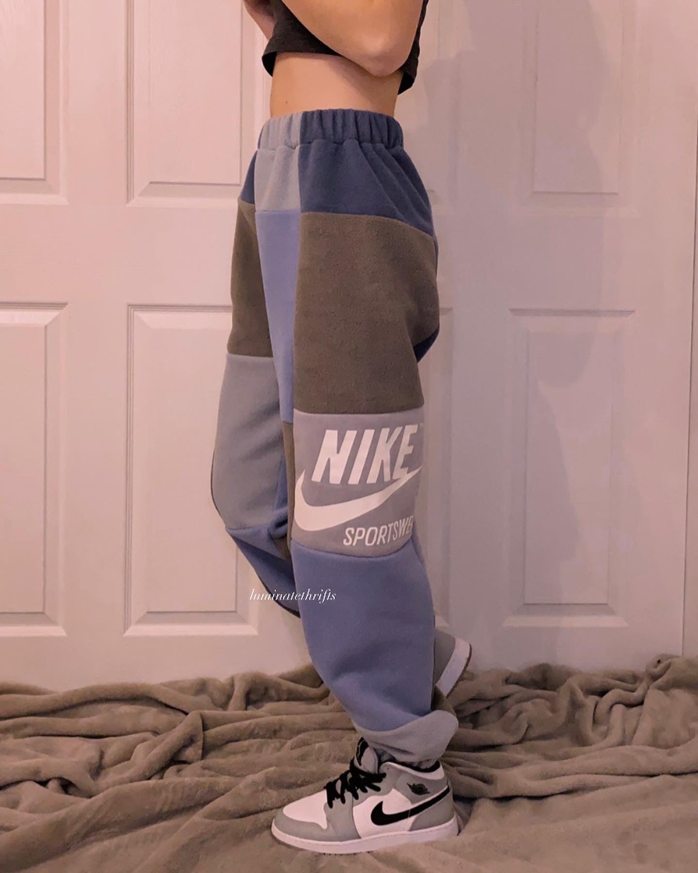 (S/M) Dark Seafoam Reworked Joggers