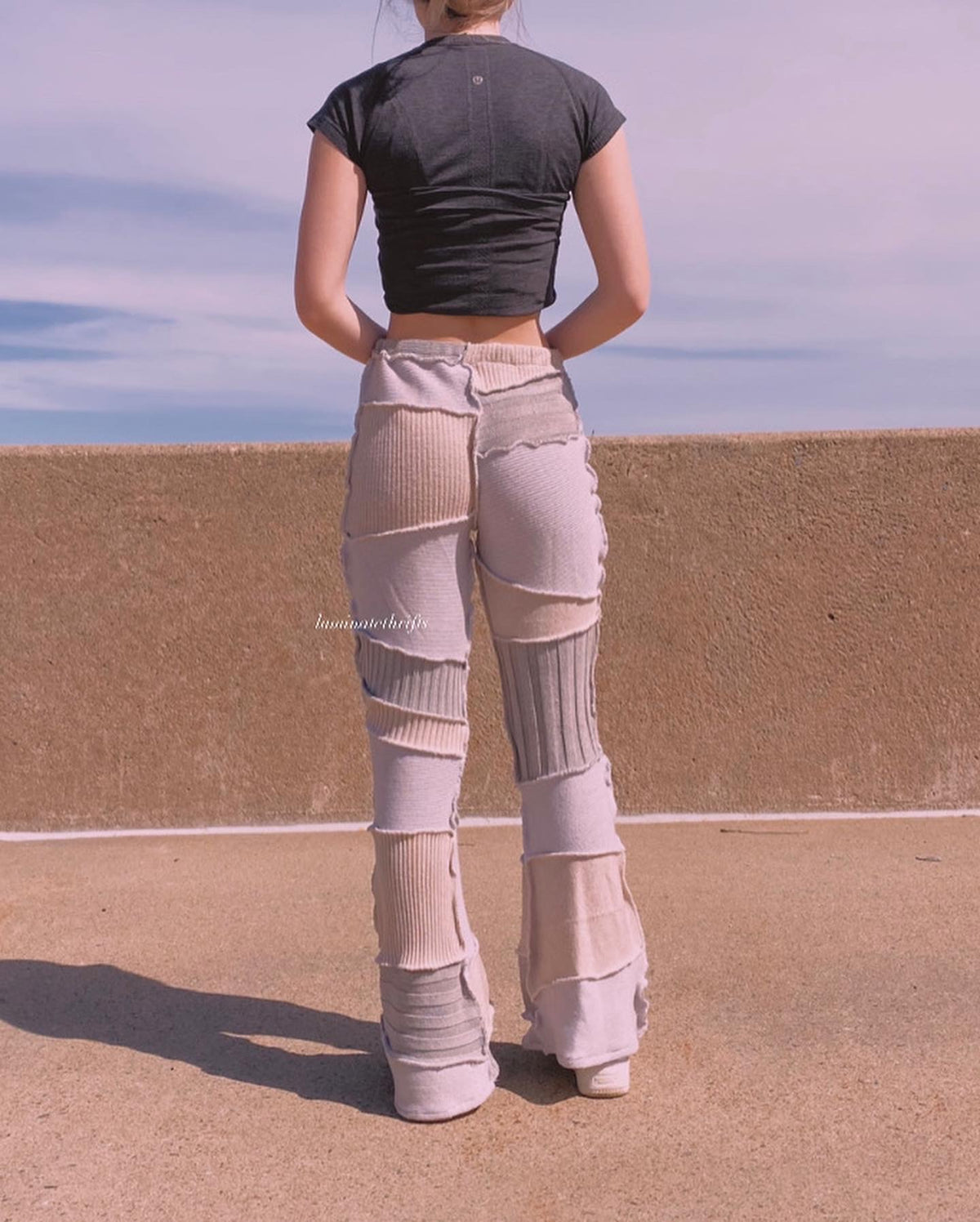 (M/L) Moonlight Reworked Sweater Flares
