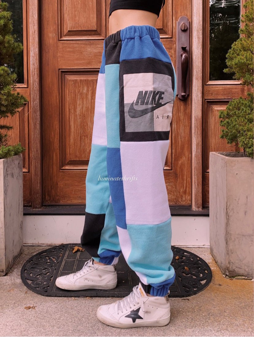 (M/L) Glacier Blue Reworked Joggers