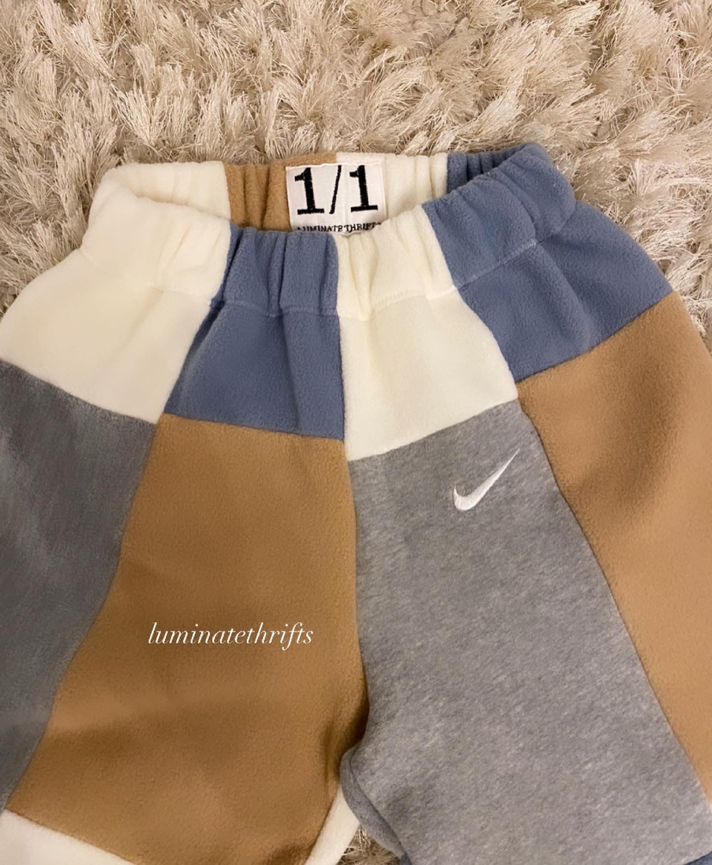 (XS-M) Rustic Blue Reworked Joggers