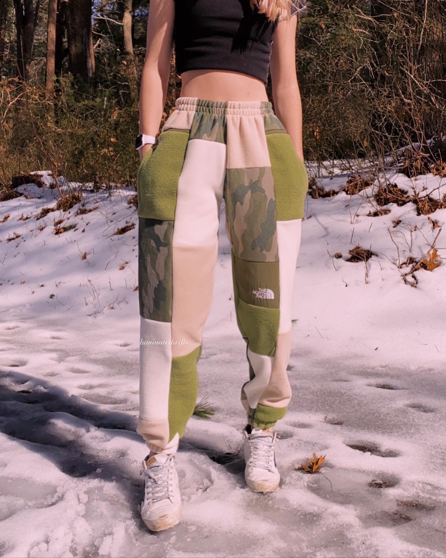 (S/M) Lucky Camo Reworked Joggers