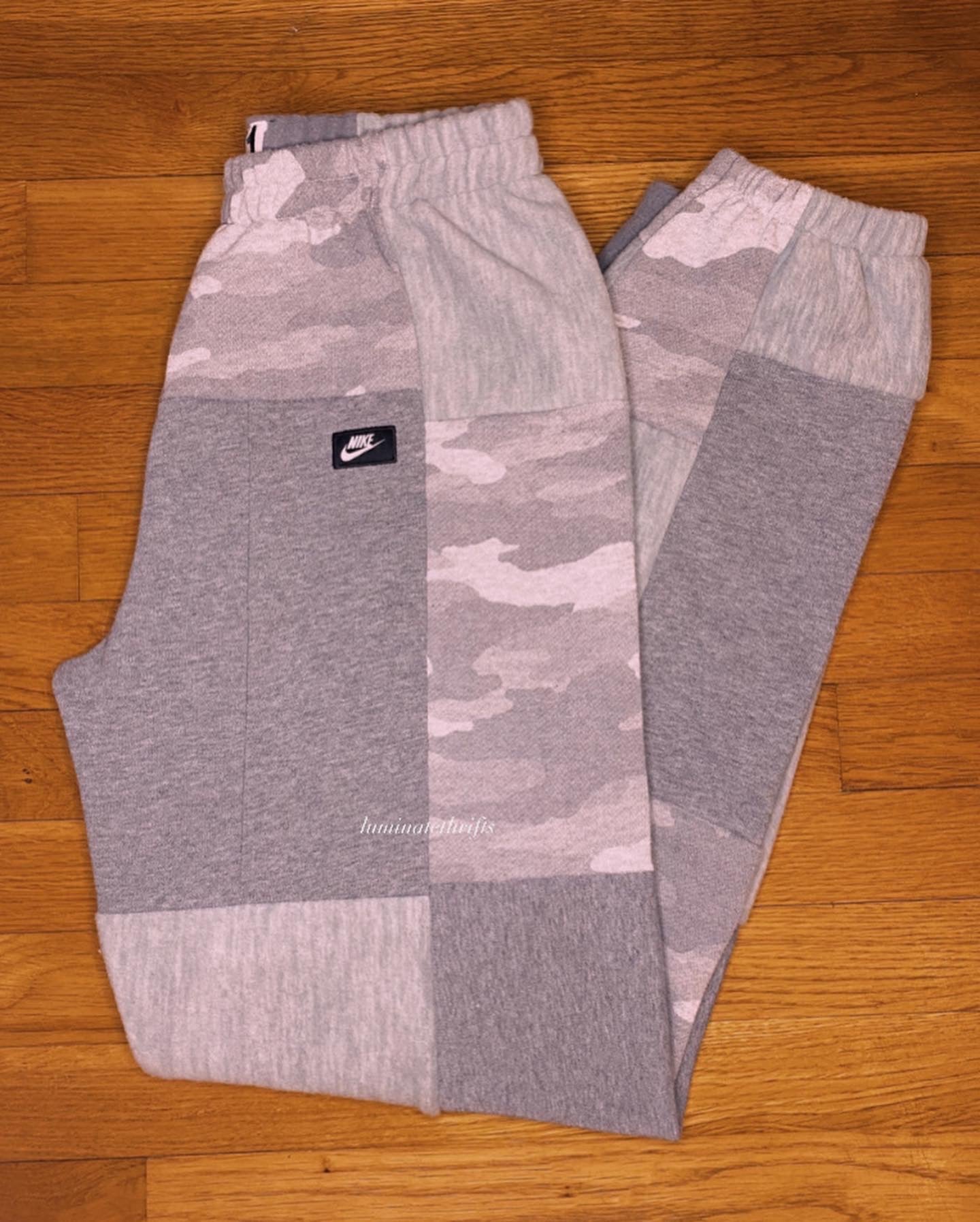(S/M) Diamond Camo Reworked Joggers