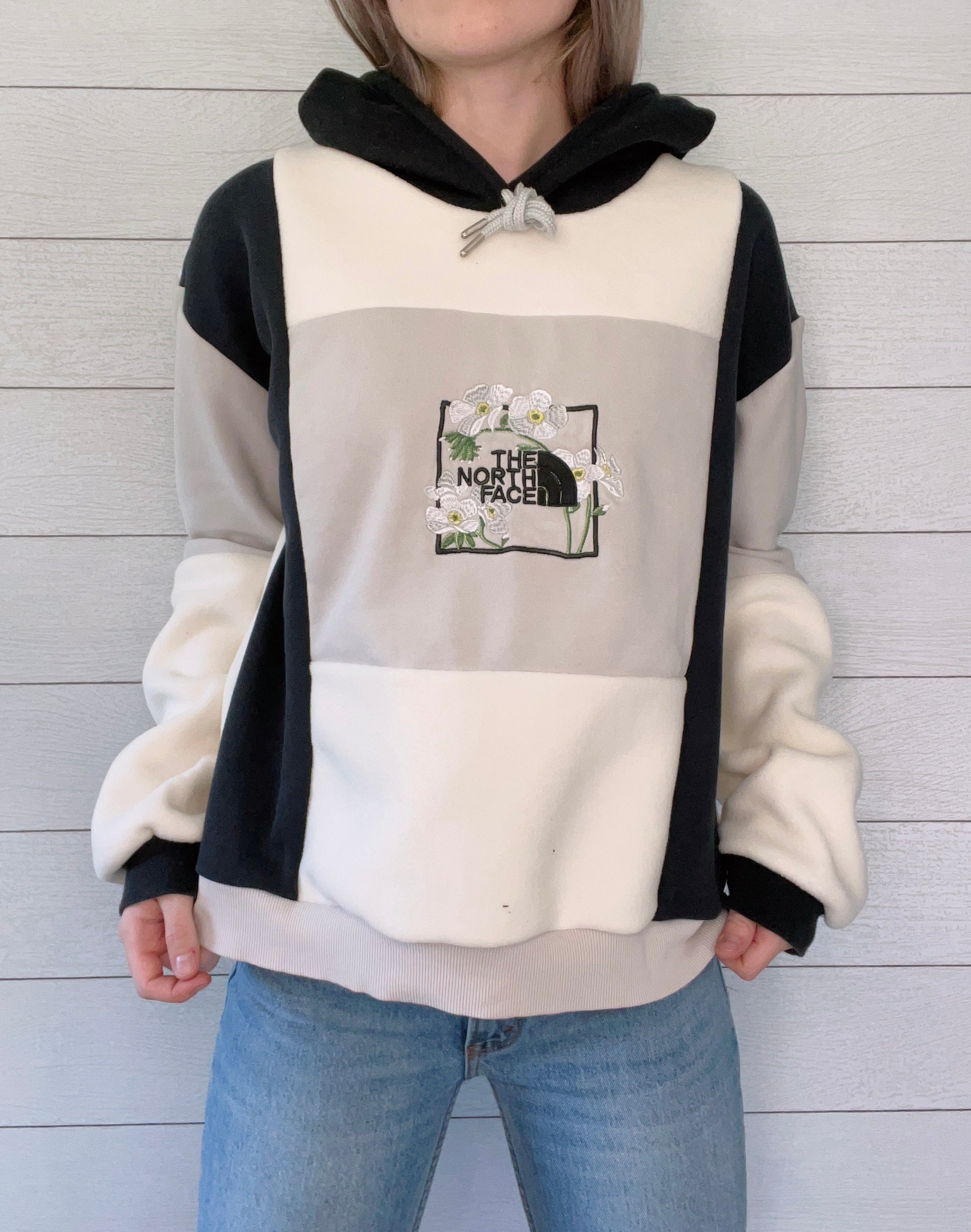 (L/XL) Diamond Floral 1/1 Hoodie
