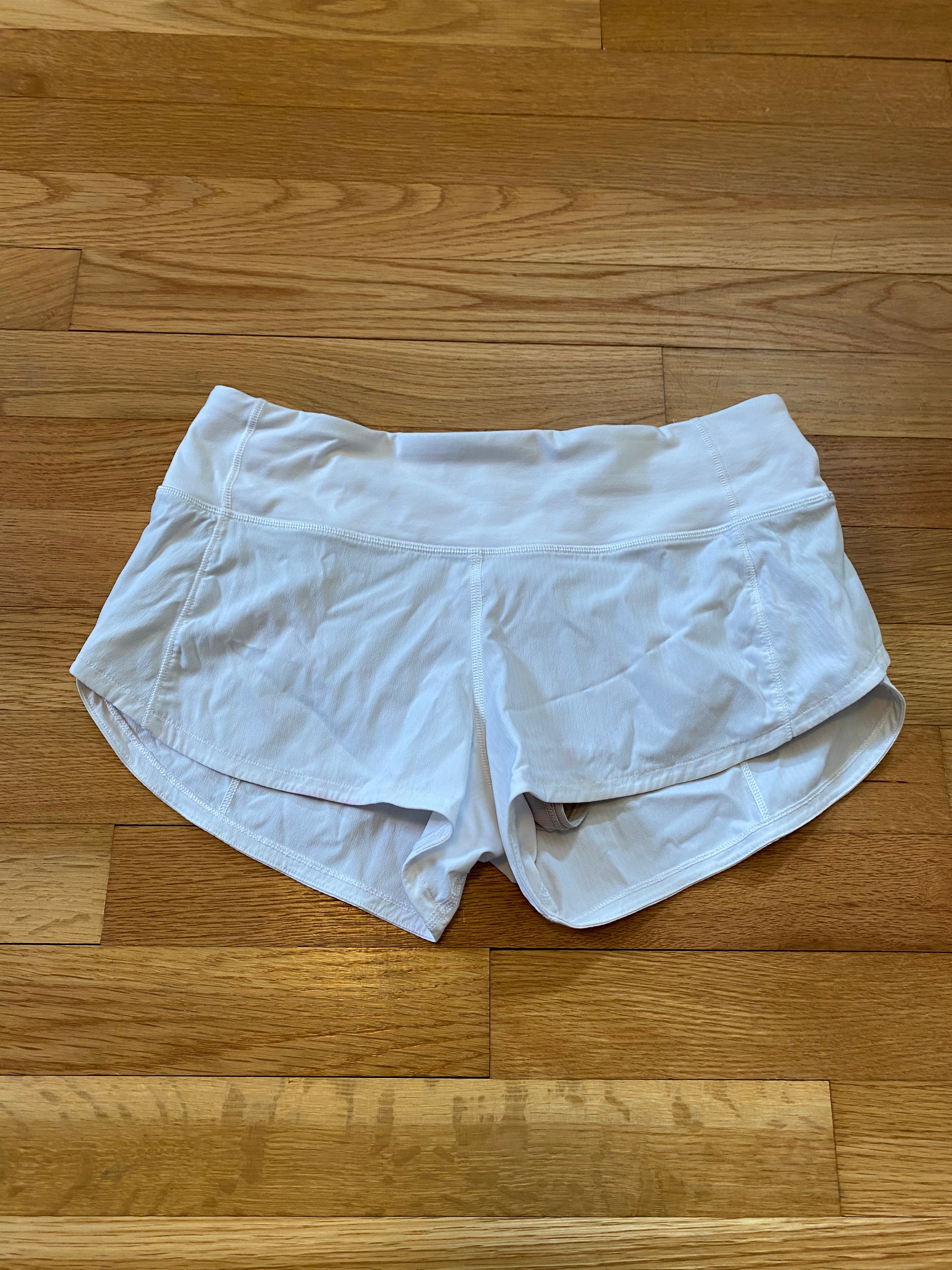 (XS-2) White Lululemon Shorts