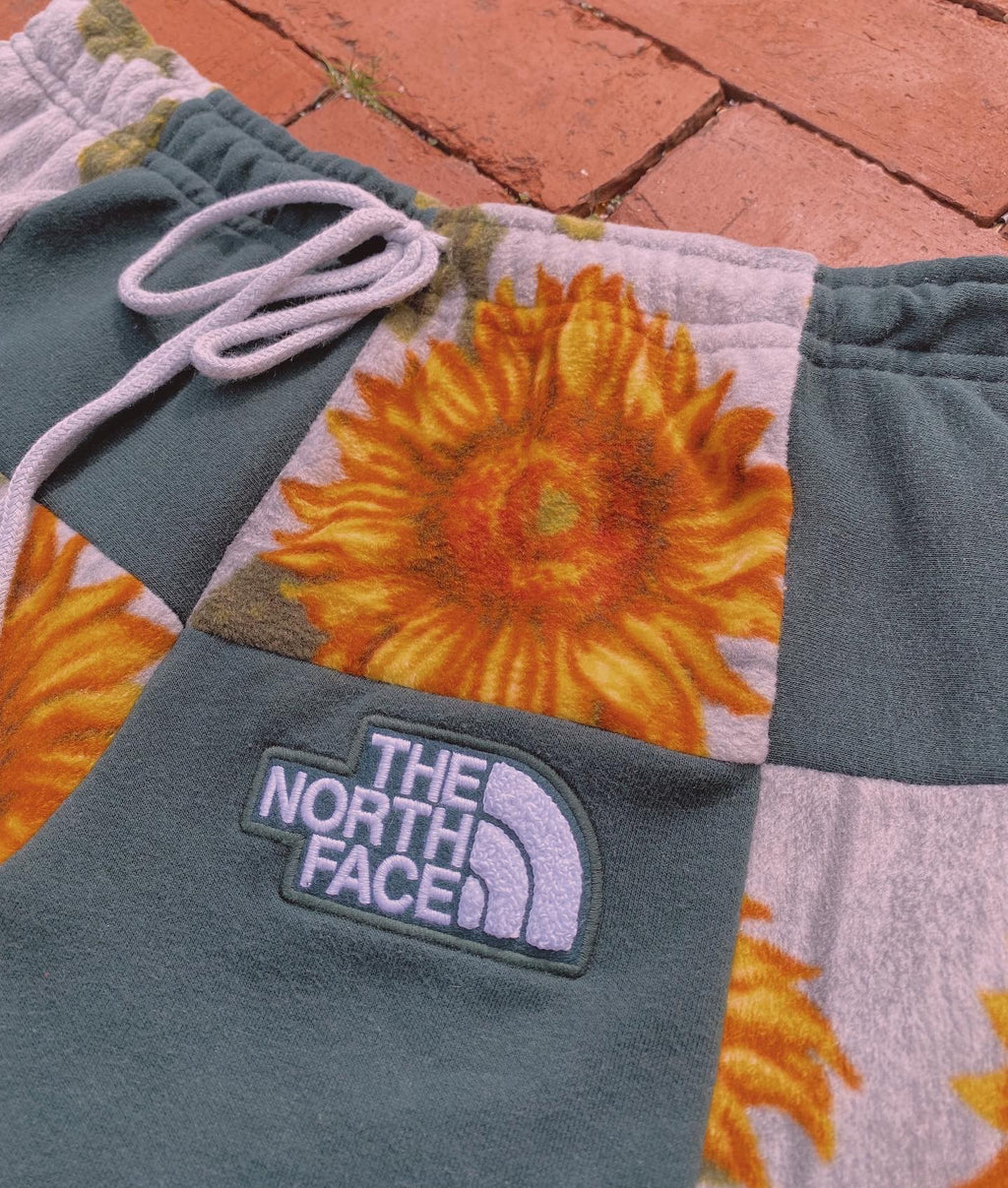 (S/M) Sunflower Reworked Shorts