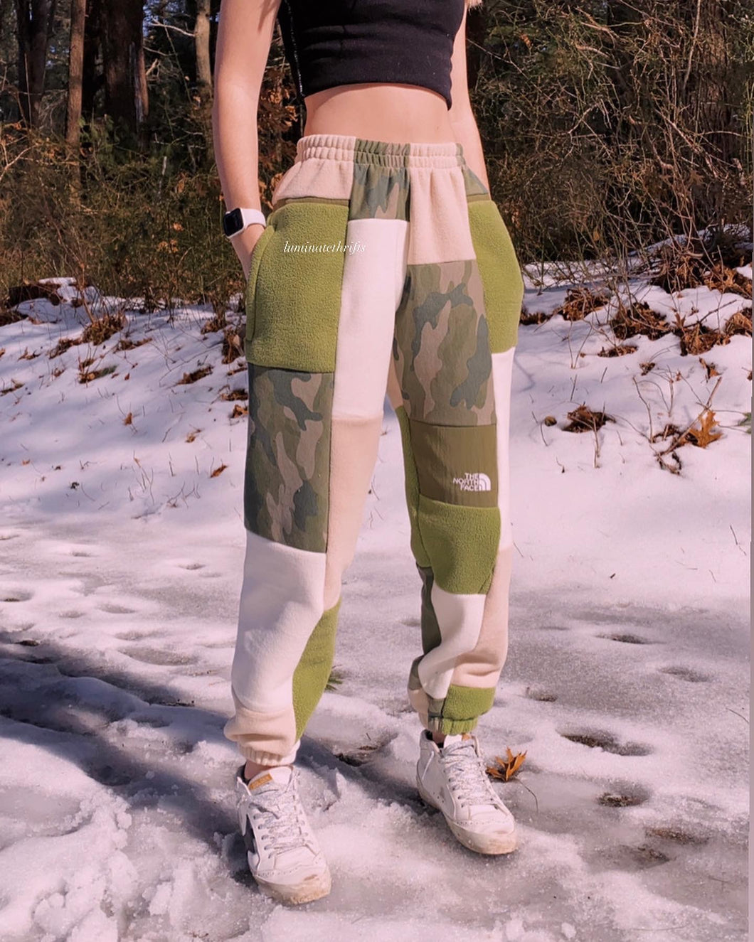 (S/M) Lucky Camo Reworked Joggers