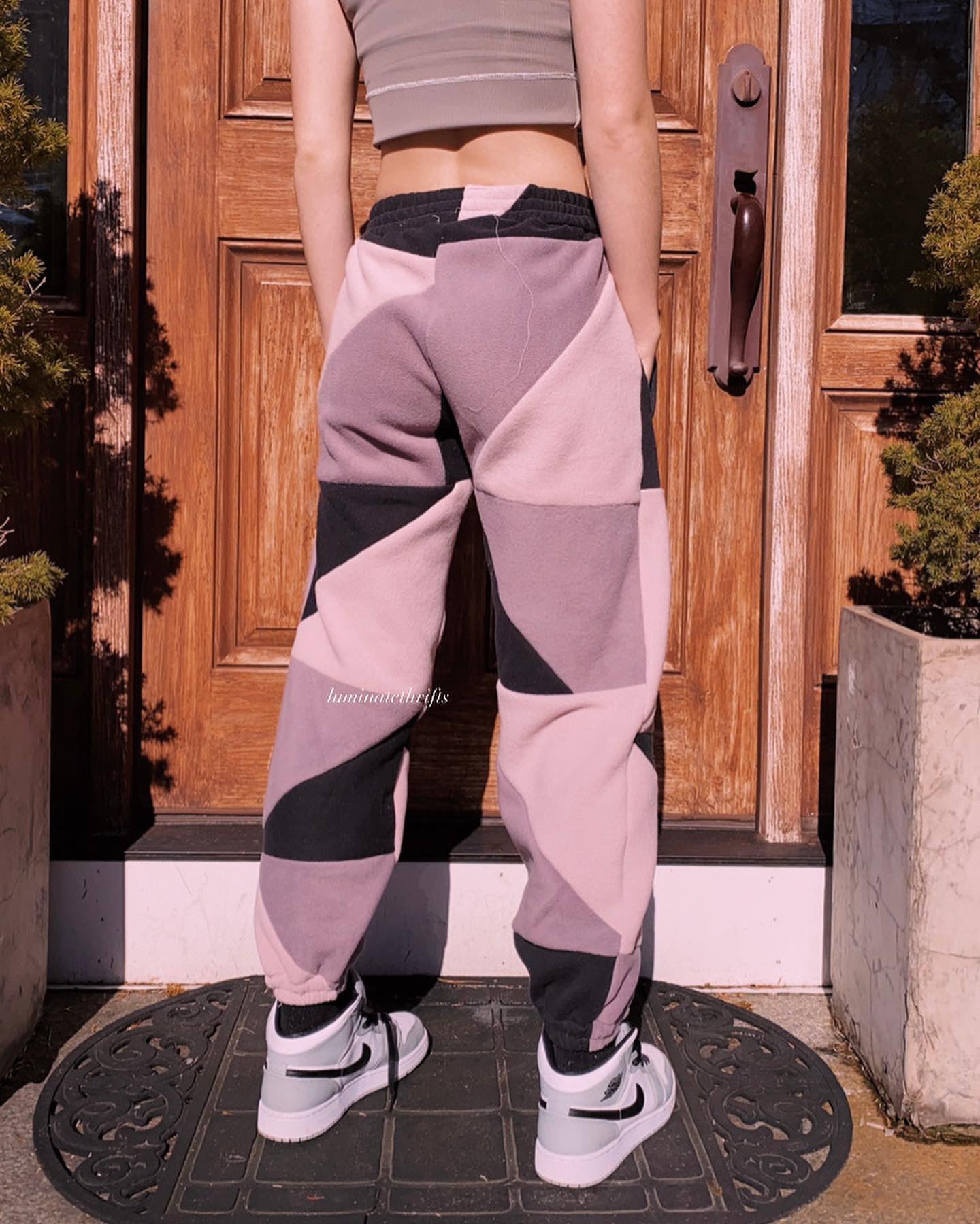 (S/M) Pure Love Reworked Joggers