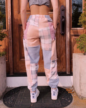 Load image into Gallery viewer, (XS/S) Rose Plaid Reworked Joggers
