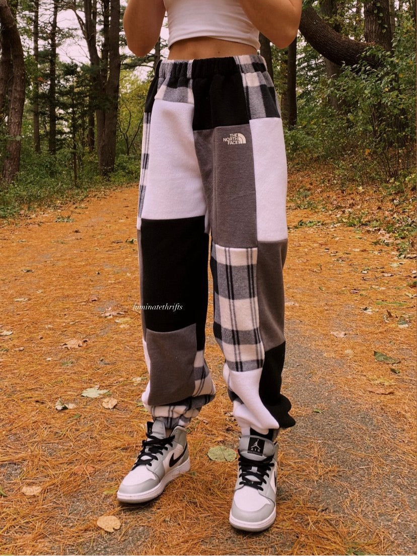 (XS-M) Diamond Flannel Reworked Joggers