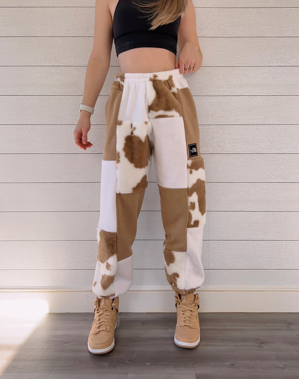 (S/M) Rustic Cow 1/1 Joggers +pockets