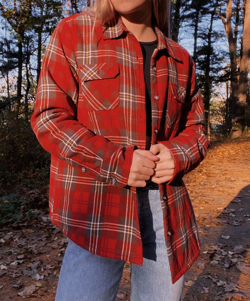 (L) Sherpa Lined Flannel