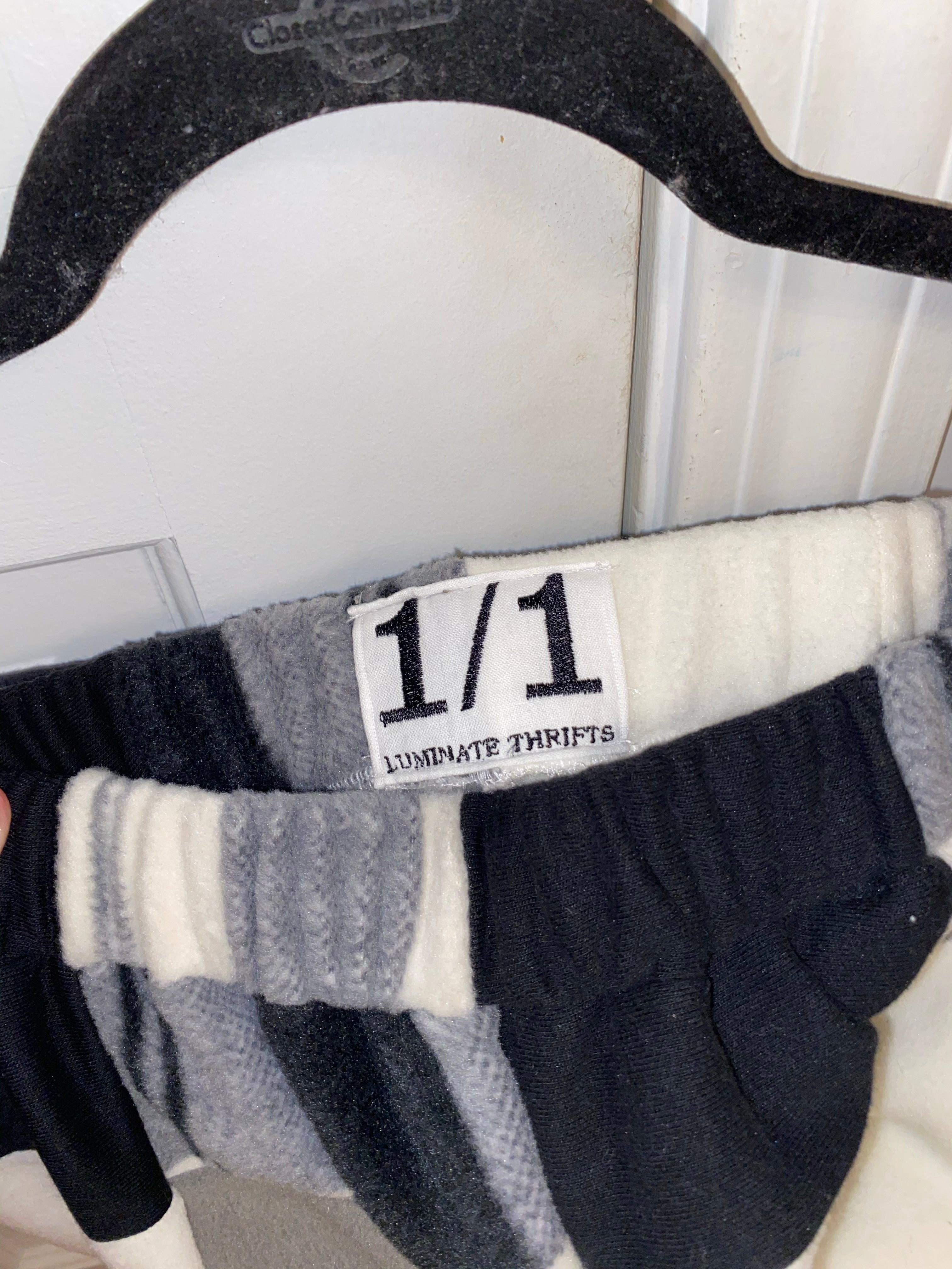 (XS-M) Diamond Flannel Reworked Joggers