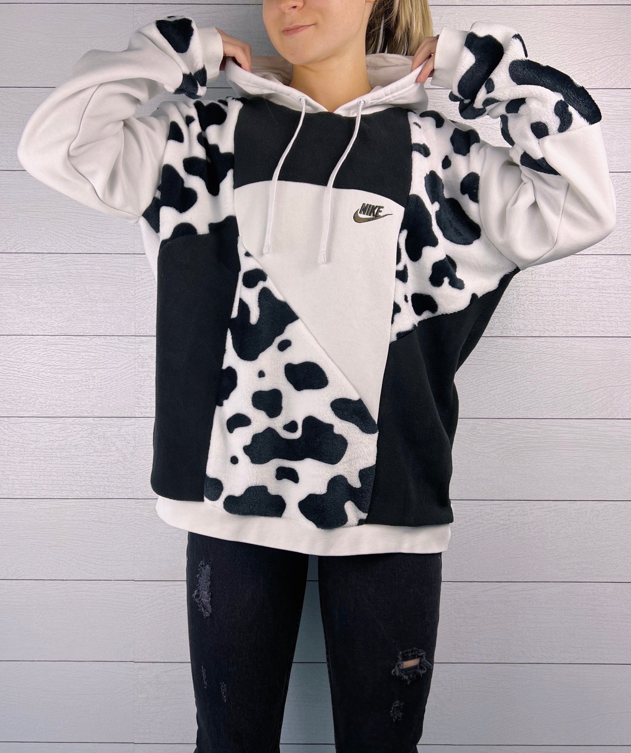 (L) Diamond Cow 1/1 Hoodie