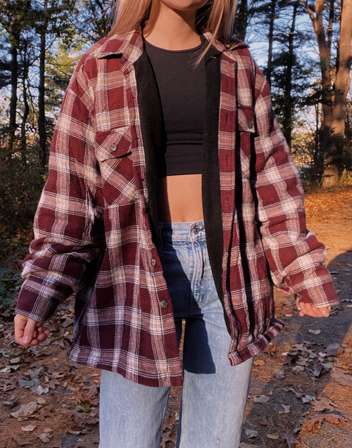 (L) Fleece Lined Flannel