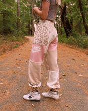 Load image into Gallery viewer, (XS-M) Neutral Pink Leopard Reworked Joggers
