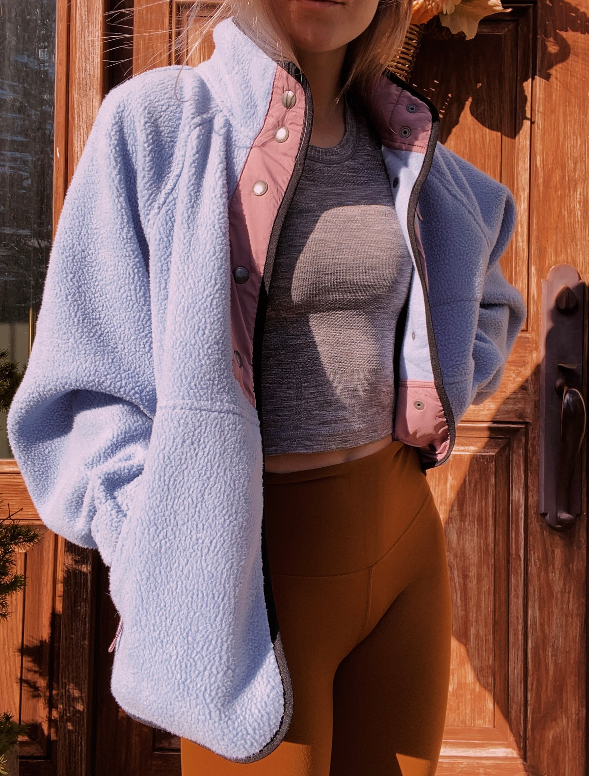 (M) American Eagle Fleece Jacket