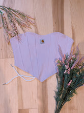 Load image into Gallery viewer, (S/M) Lilac Reworked Bustier
