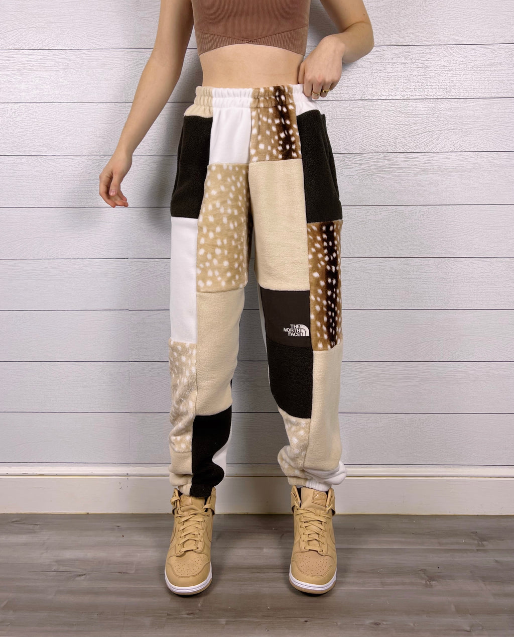 (S/M) Forest Fawn 1/1 Joggers +zipper pockets