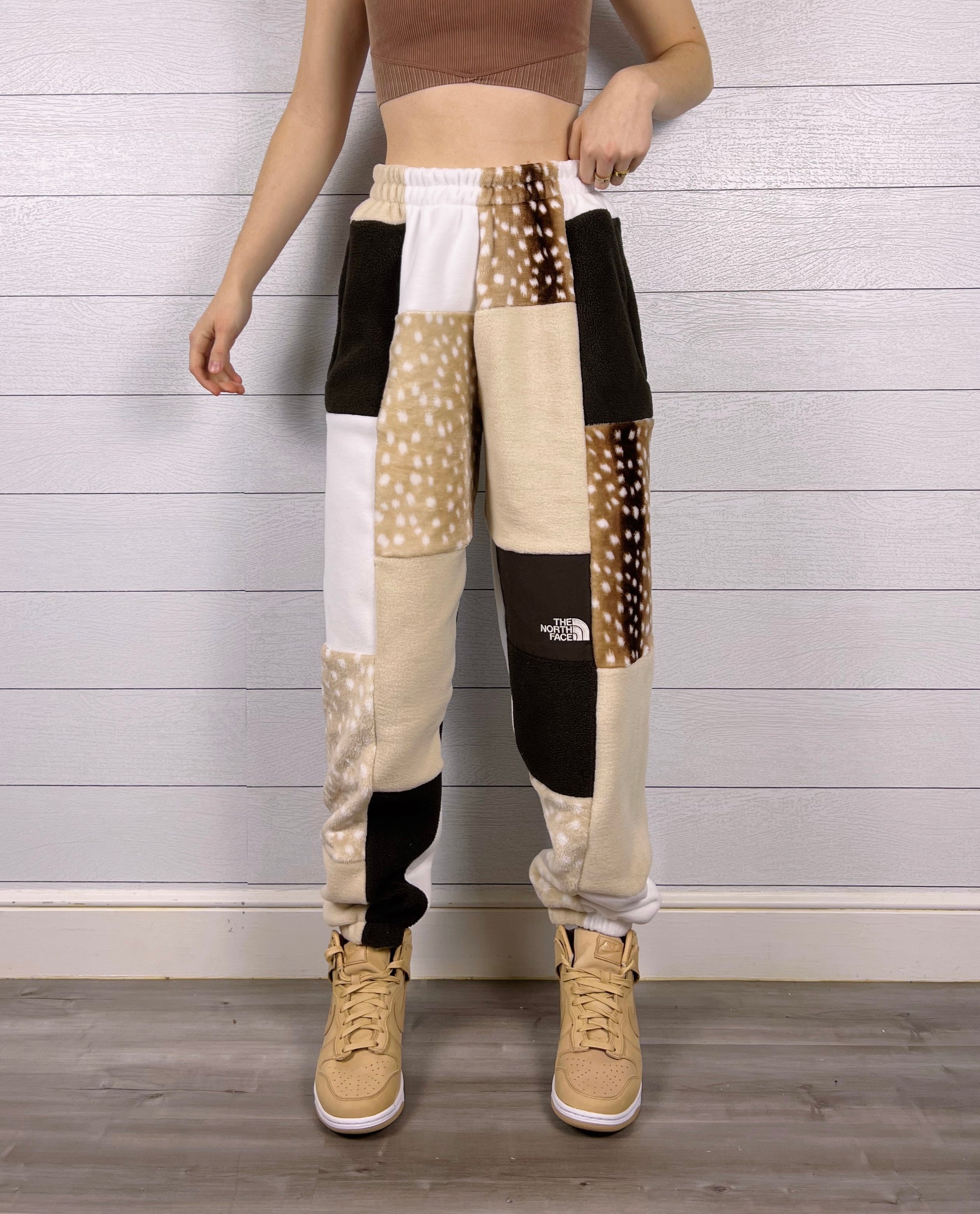 (S/M) Forest Fawn 1/1 Joggers +zipper pockets