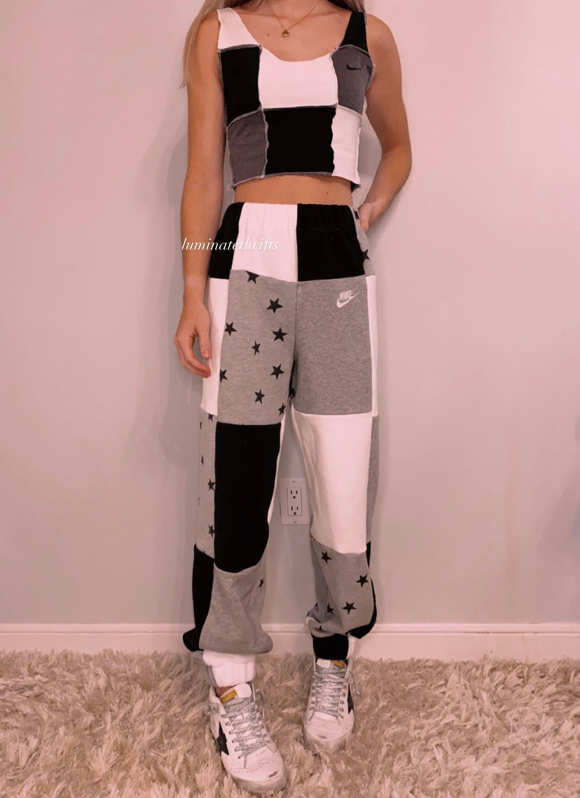 (XS-M) Diamond Star Reworked Jogger Set