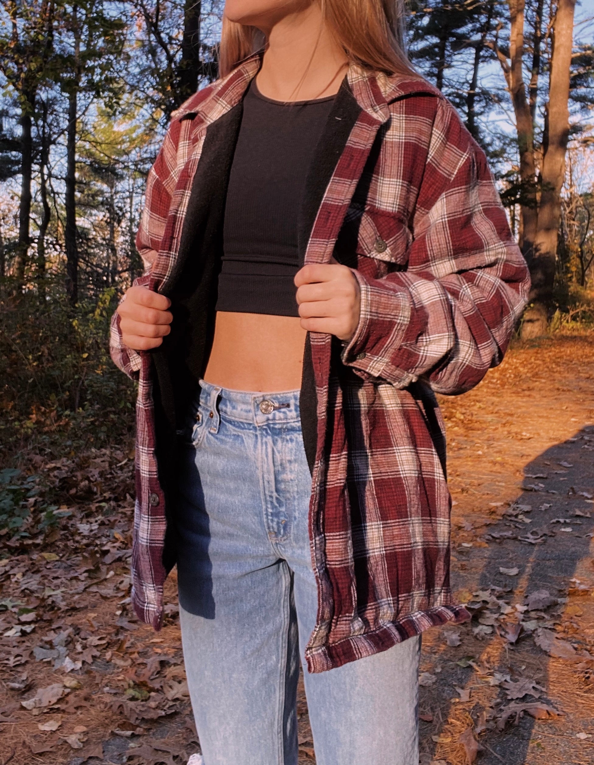 (L) Fleece Lined Flannel