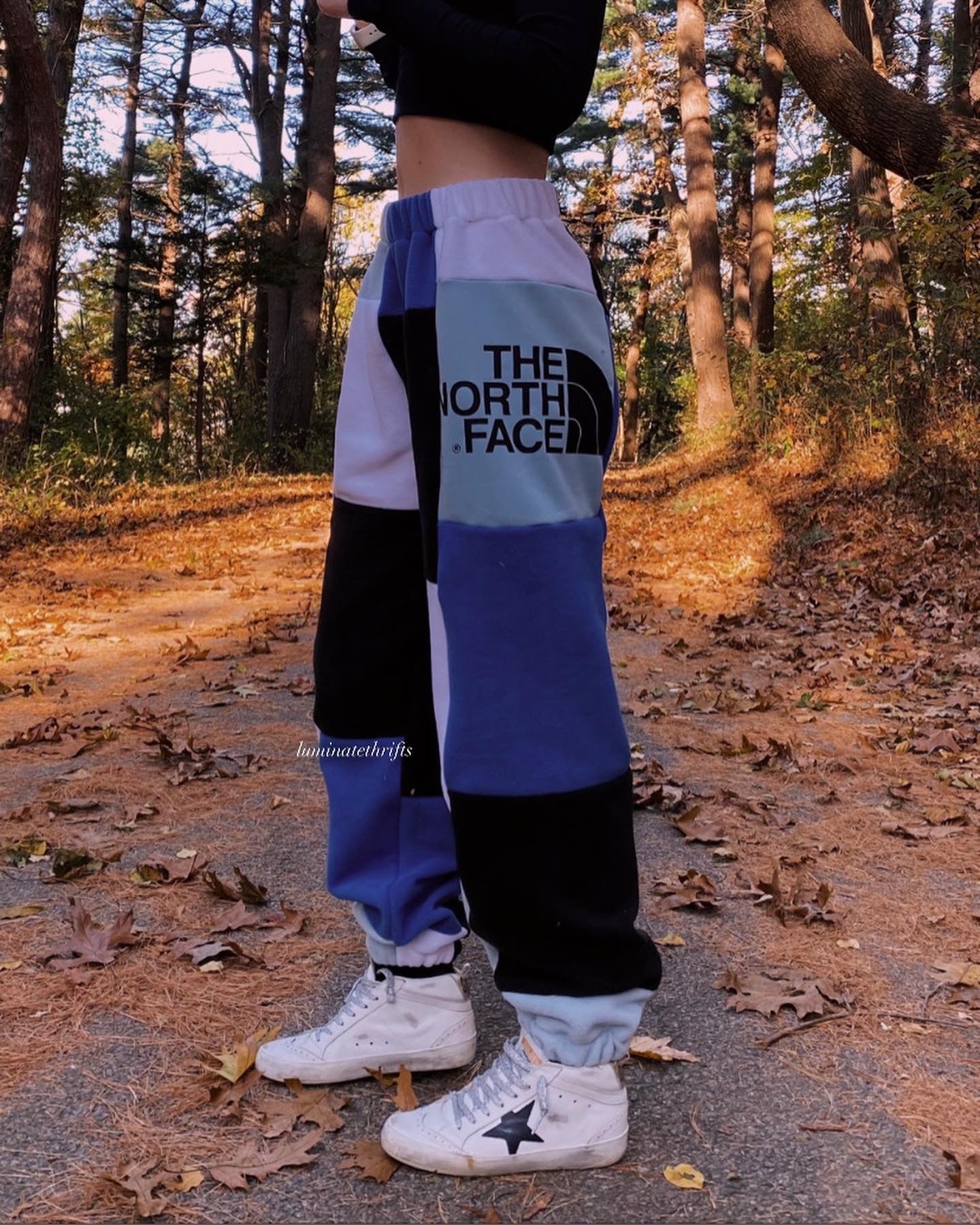 (M-XL) Glacier Blue Reworked Joggers