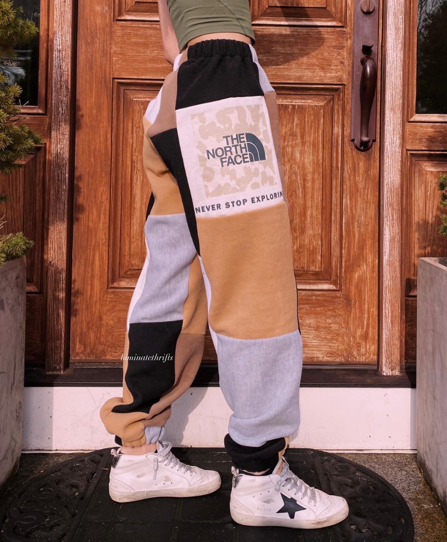 (S/M) Rustic Diamond Reworked Joggers