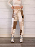 (S/M) Rustic Leopard 1/1 Joggers +pockets