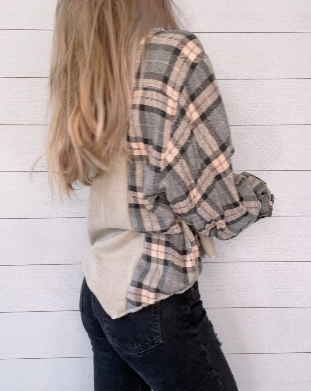 Waffle Henley X Flannel