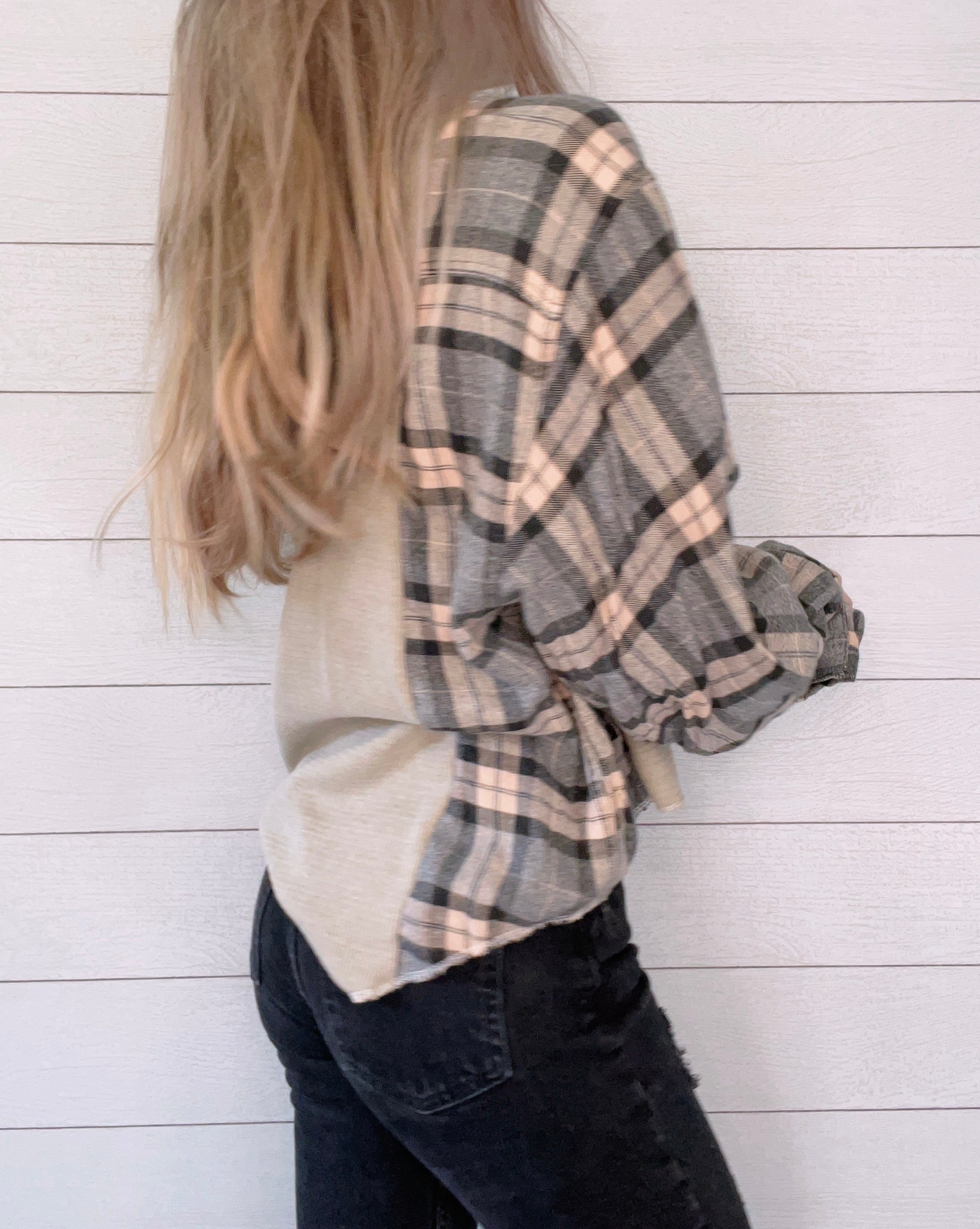 Waffle Henley X Flannel
