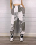 (XS/S) Snow Leopard 1/1 Joggers +zipper pockets