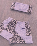(S/M) Neutral Leopard Matching Set