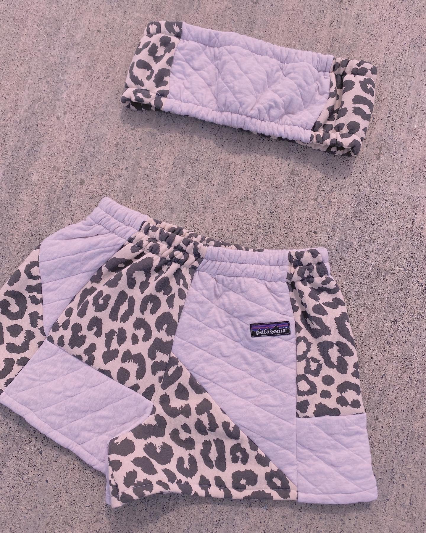 (S/M) Neutral Leopard Matching Set