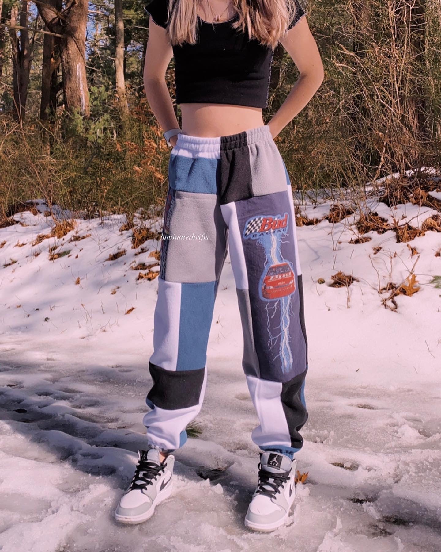 (S/M) Vintage Budlight Racing Joggers