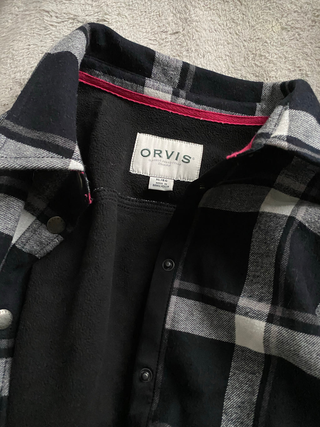 (L) Flannel Shacket