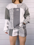 (L) Snow Leopard 1/1 Crewneck