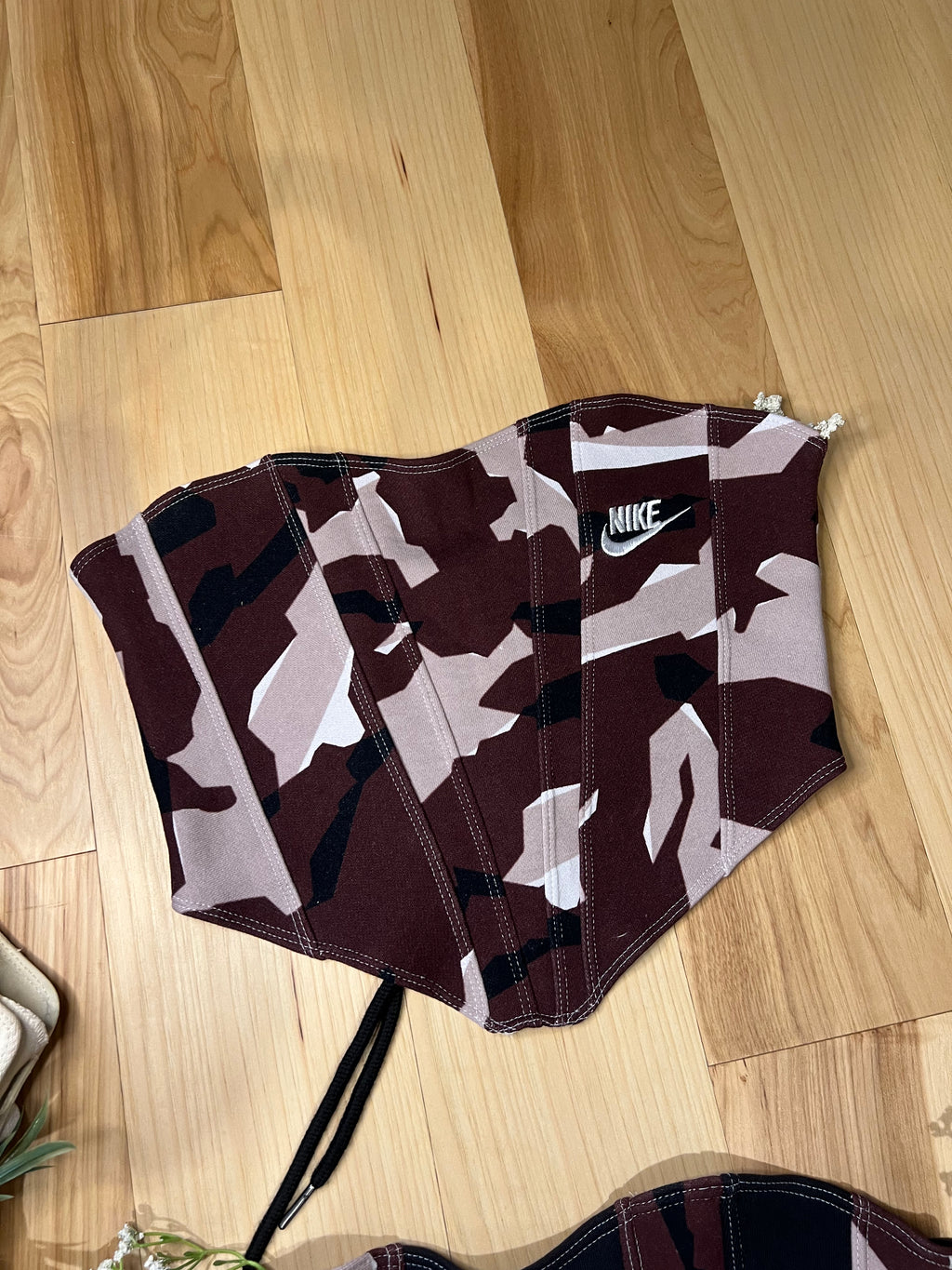 Red Camo Reworked Bustiers