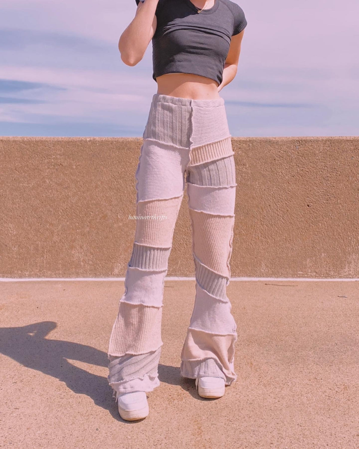 (M/L) Moonlight Reworked Sweater Flares