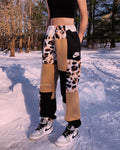 (S/M) Rustic Lynx Reworked Joggers