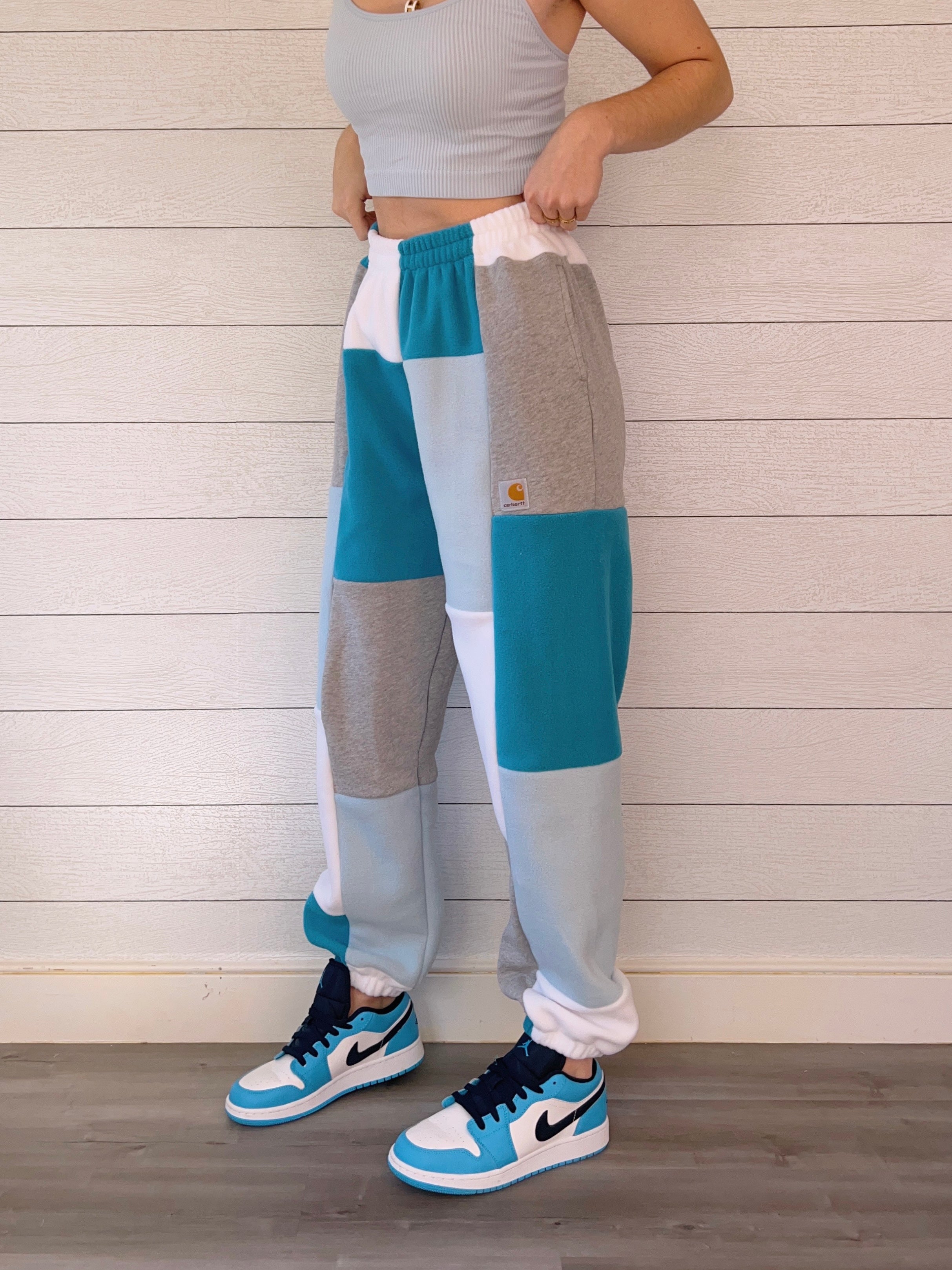 (S/M) Sea Waves 1/1 Joggers