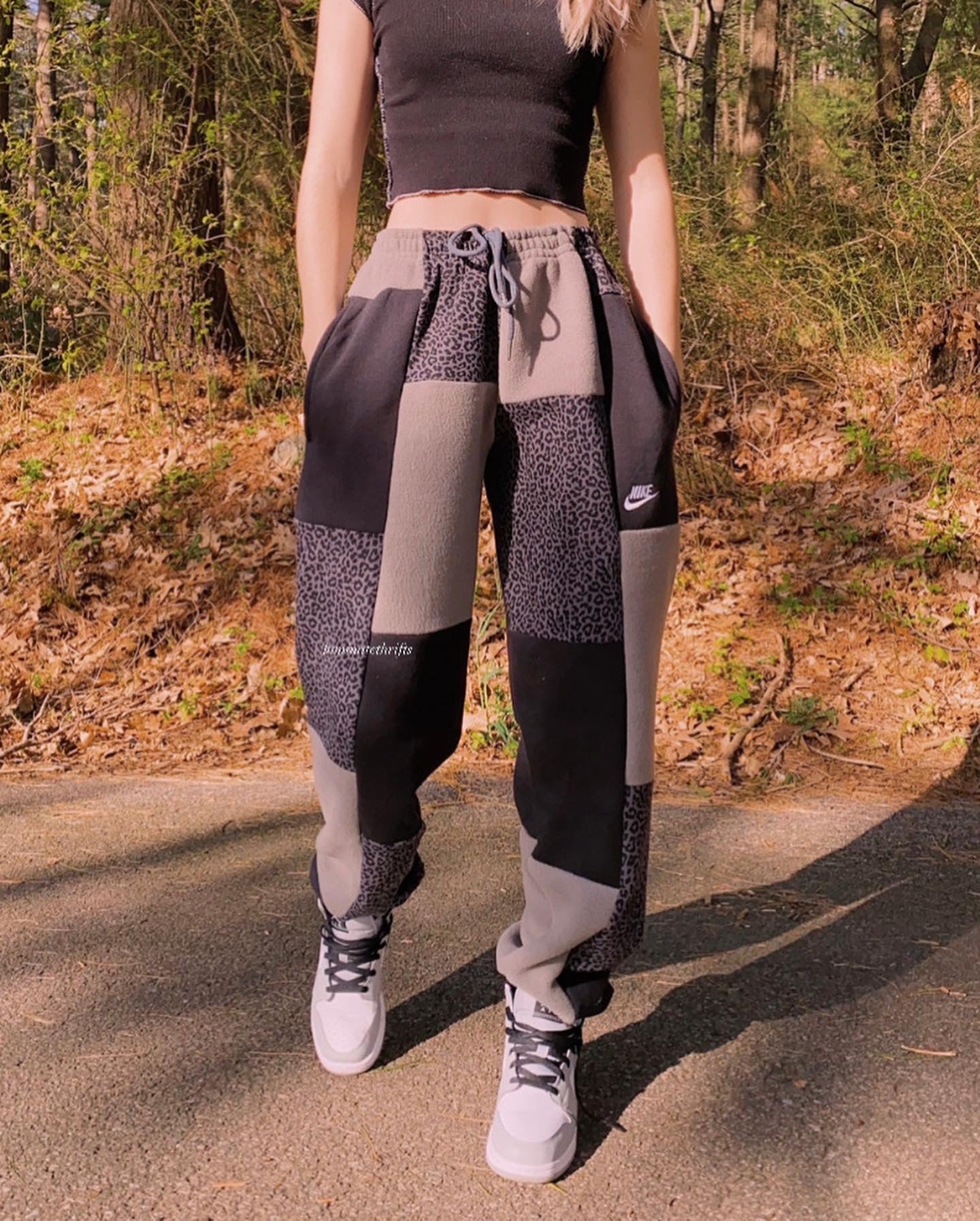 (L/XL) Dark Diamond Reworked Joggers