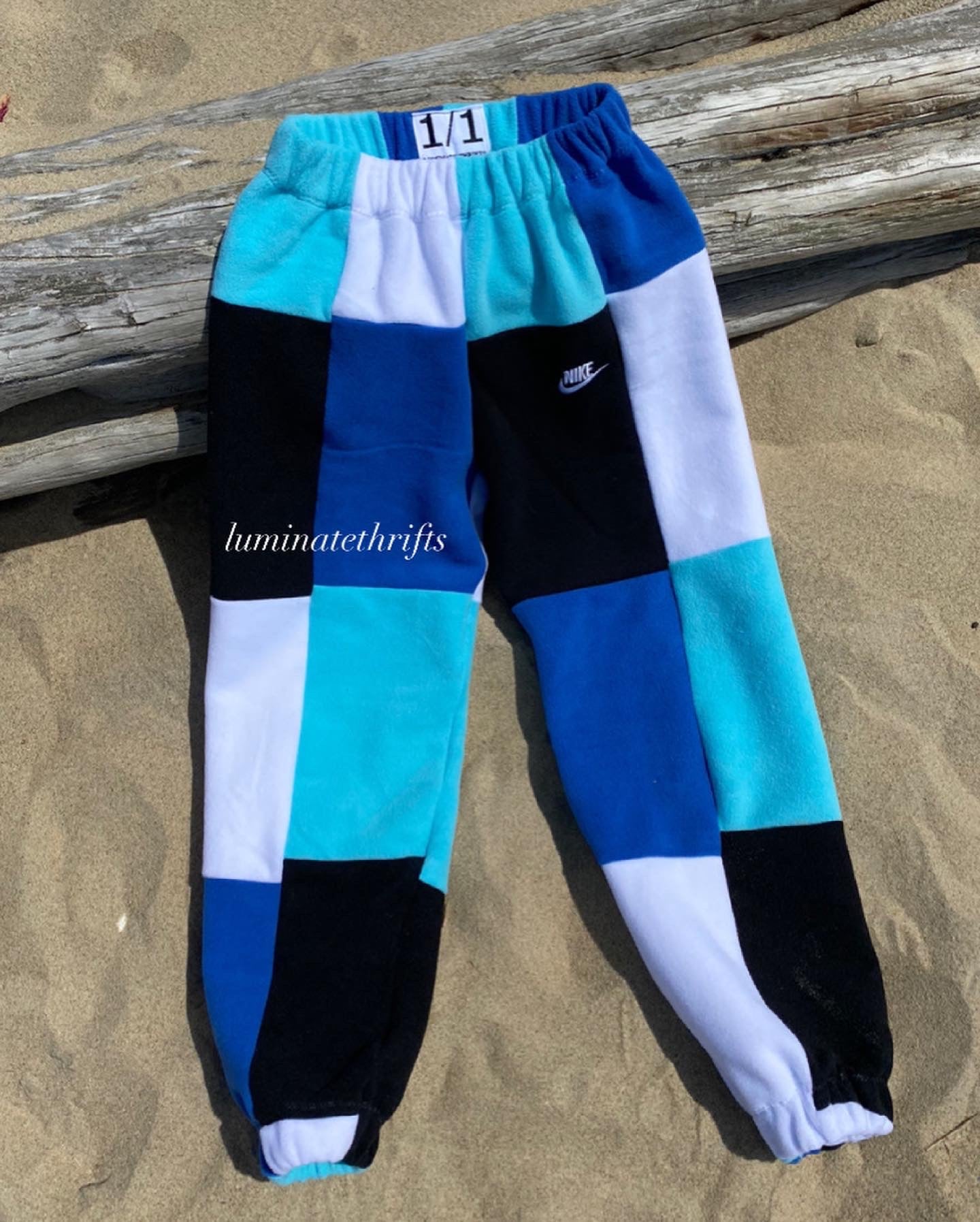 Glacier Blue Reworked Joggers