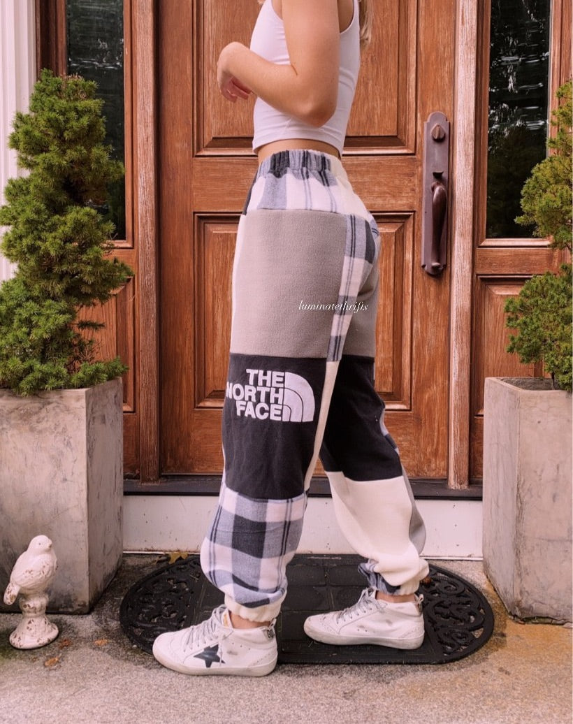 (XS-M) Diamond Flannel Reworked Joggers